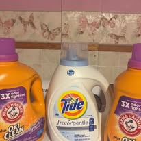 Cleaning supplies ready for use